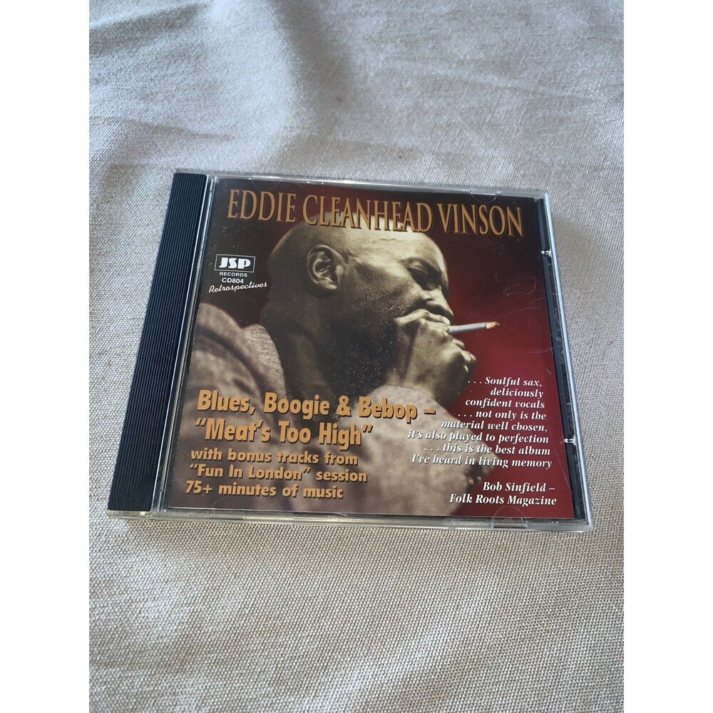 EDDIE CLEANHEAD VINSON “BLUES,BOOGIE & BEBOP - MEATS TOO HIGH” CD-(Blues,Jazz)